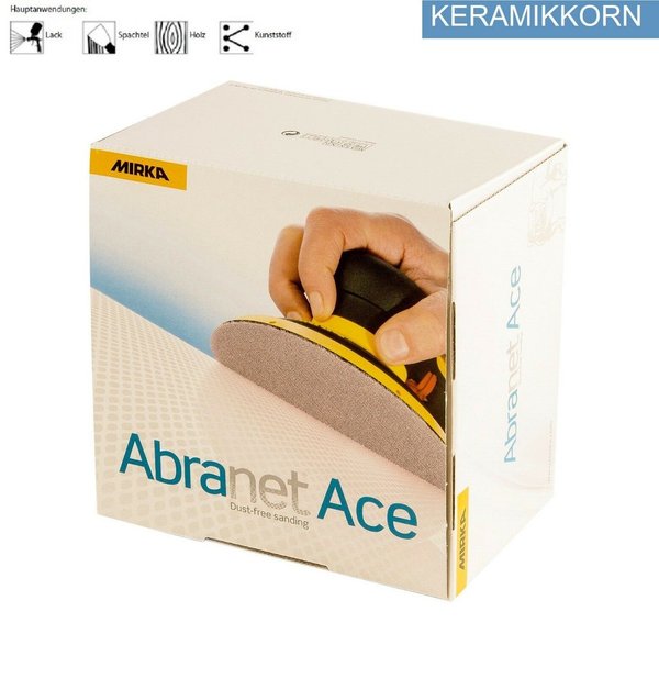 Abranet ACE Velcro discs 150 mm grain size selectable