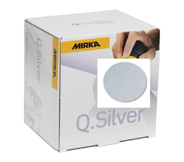 Mirka Q.Silver grinding discs 77mm unperforated
