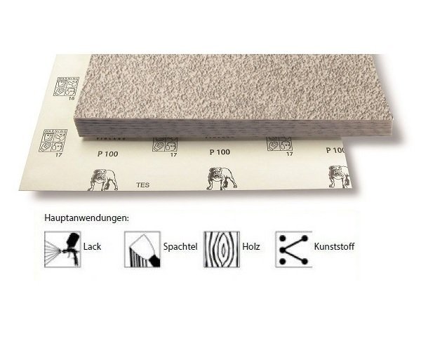 Mirka Basecut sanding paper 230 x 280 mm grain size selectable without Velcro