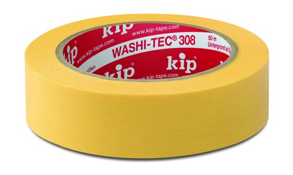 3308 Kip WASHI-TEC Gold crepe - Yellow 24 mm x 50 m