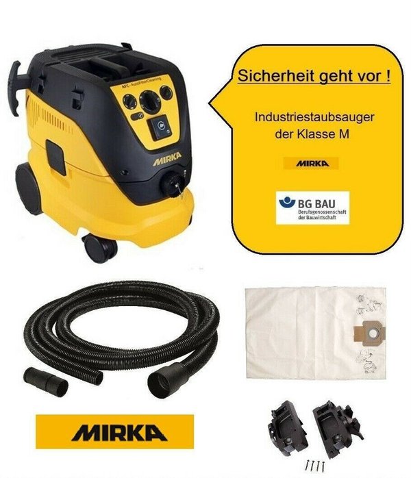 MIRKA Industriesauger 1230 M AFC incl Absaugschlauch