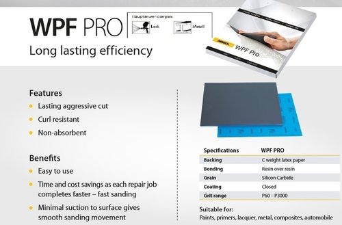 Mirka waterproof sanding sheets WPF PRO 140 x 230 mm