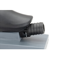 MIRKA HANDBLOCK grau mit Absaugung/Luftregulierung 70 x 198mm Grip 22H hart VPE: 1 Stück (8391502011)