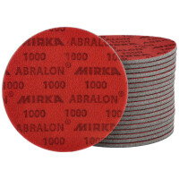 MIRKA ABRALON Schleifscheiben Schaum Ø 175mm GRIP UNGELOCHT 20 STÜCK