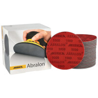 MIRKA ABRALON Schleifscheiben Schaum Ø 175mm GRIP UNGELOCHT 20 STÜCK