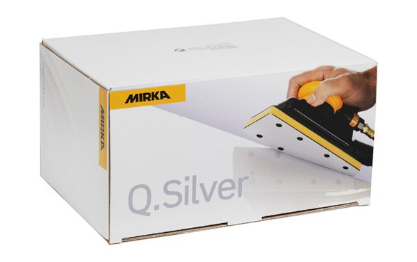 Mirka Q.Silver sanding strip 70 x 125 mm unperforated Select grain size