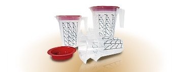 HSM mixing cup small 660 ml incl. 100 disposable cup inserts 1 x outer container