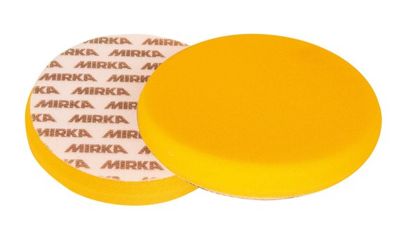 Mirka Schaumstoffpad gelb PRO flach  77 mm VE - 2 Stück