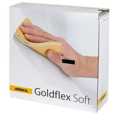 Mirka Goldflex-Soft Handpads  perforiert  auf Schaumstoff 115x125 mm
