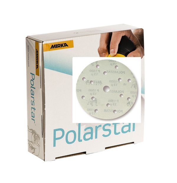Mirka Polarstar Schleifscheiben Klett 150 mm 15 - Loch