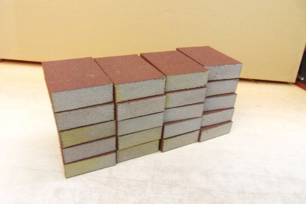 20 Sanding sponges Red block RF 93 x 69 x 26 mm grain 100 SPECIAL SALE!