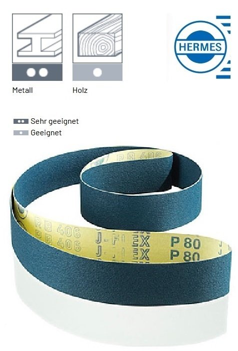 Hermes sanding belt RB406Jflex 50x3500 mm ✓TOP quality ☆