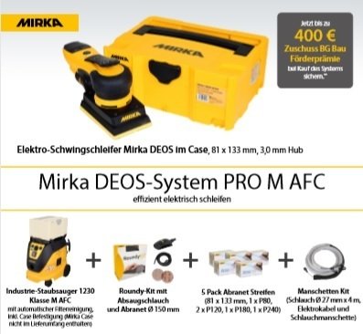Mirka DEOS System M AFC PRO