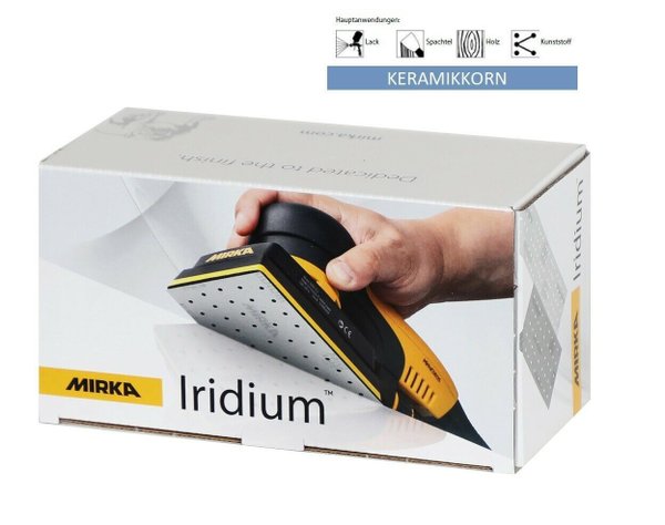 Mirka Iridium sanding strips Velcro 81x133 mm multihole