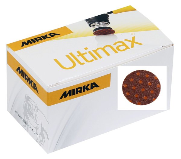 Mirka Ultimax Schleifscheiben Klett 34 mm ungelocht
