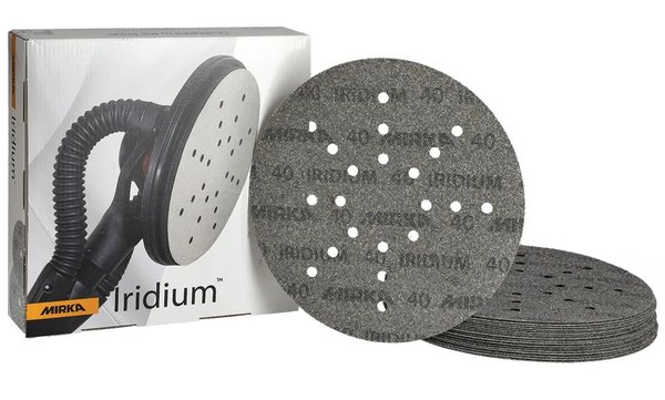 Mirka Iridium sanding discs Velcro 225 mm-24 holes