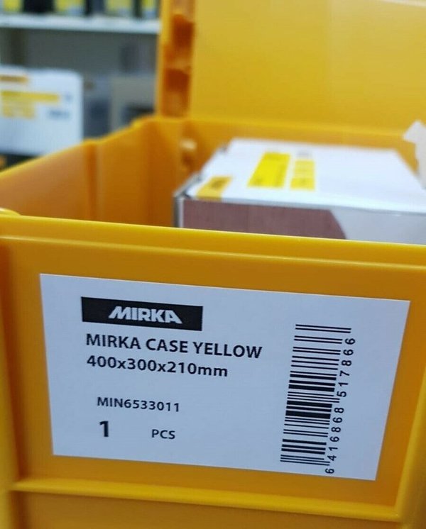 Mirka Case + Abranet 150 mm Korn 100,150,180 + 5 Schutzauflagen