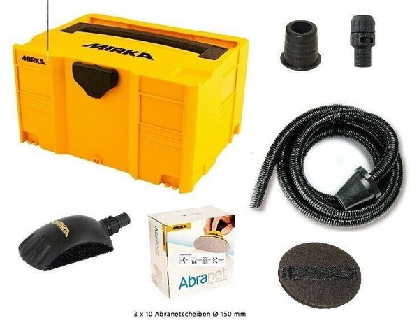 Mirka Case (large) with lots of tools for hand grinding Ø 150 mm