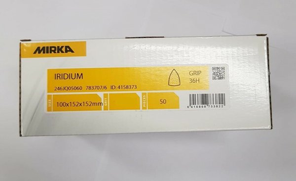 Mirka Iridium Schleifscheiben Delta 100x152x152 mm Multilochung