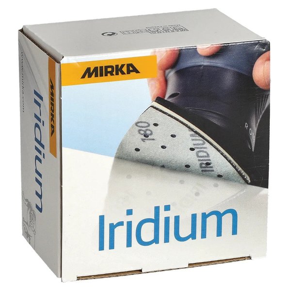 Mirka Iridium sanding discs Delta 93x93x93 mm multi-perforation
